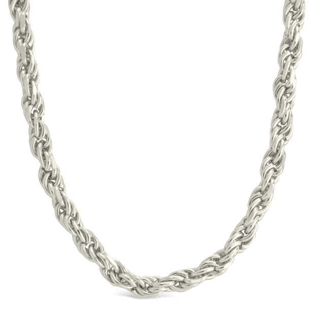 Sterling Silver Belen Dainty Rope Chain Necklace