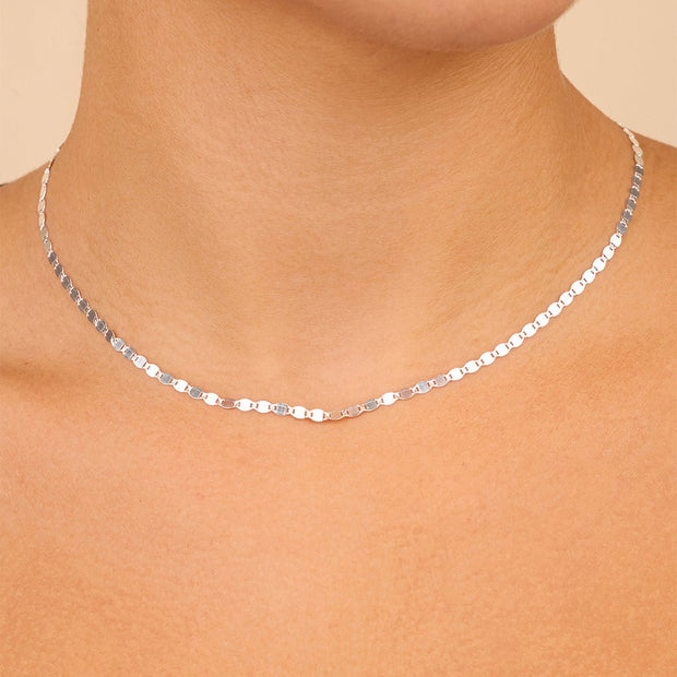Sterling Silver Estela Confetti Chain Necklace
