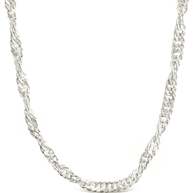 Sterling Silver Janina Delicate Twisted Chain Necklace