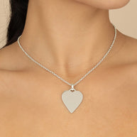 Rita Polished Heart Statement Necklace