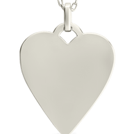 Rita Polished Heart Statement Necklace