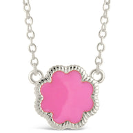 Rose Petal Pendant Necklace