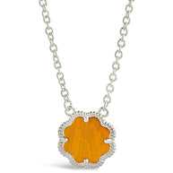 Rose Petal Pendant Necklace