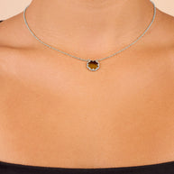 Rose Petal Pendant Necklace