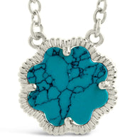 Rose Petal Pendant Necklace