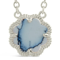 Rose Petal Pendant Necklace