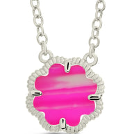 Rose Petal Pendant Necklace
