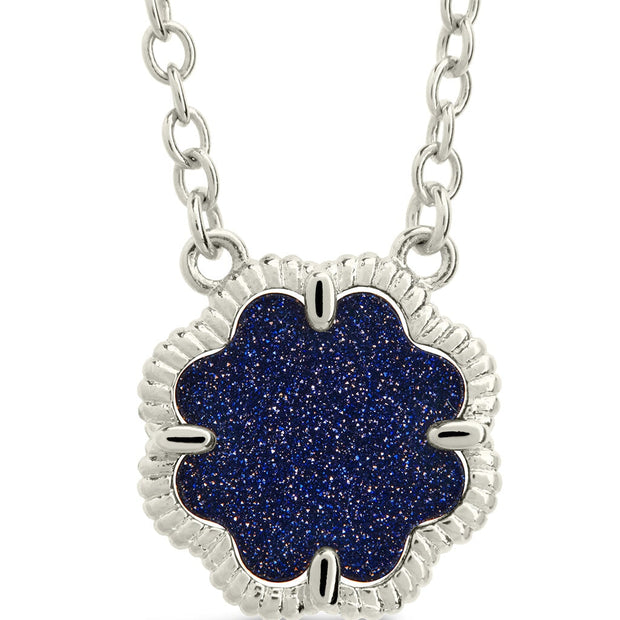 Rose Petal Pendant Necklace