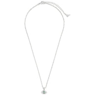 Leidy CZ & Mother of Pearl Evil Eye Pendant Necklace