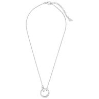 Mishel Mother of Pearl Interlocking Circles Pendant Necklace