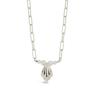 Chérie Pearl Shell Pendant Necklace