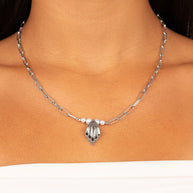 Chérie Pearl Shell Pendant Necklace