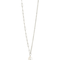 River Pearl Drop Chain Necklace