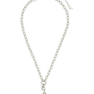 Tilda CZ & Clover Charm Necklace