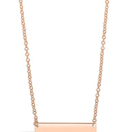 Sterling Silver Mini Bar Pendant