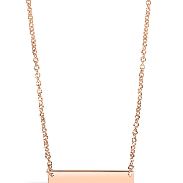 Sterling Silver Mini Bar Pendant