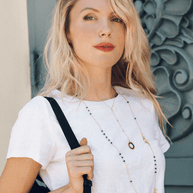 Black Spinel Necklace Layering Set