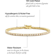 Mirabell CZ Tennis Bracelet