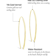 Sterling Silver Bar Threader Earrings