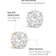 Sterling Silver Everyday Essential CZ Studs