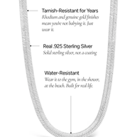Sterling Silver Herringbone Chain