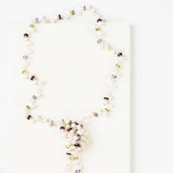 Pearl & Gemstone Ballet Lariat Necklace