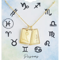 Zodiac Tag Necklace