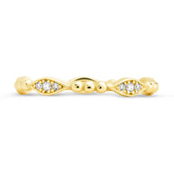 Sterling Silver Lydia CZ Bubble Ring