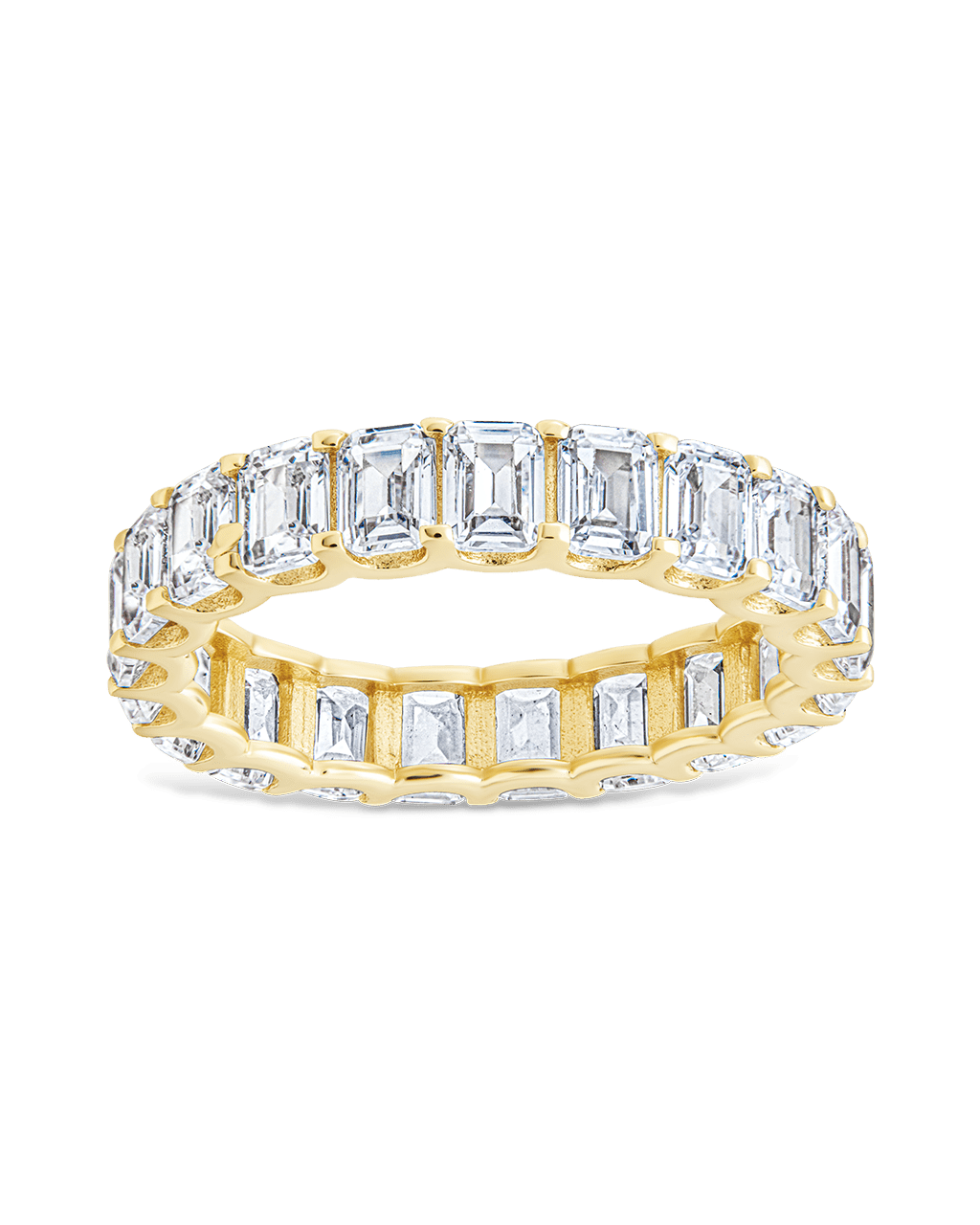 Sterling Silver Rio Baguette CZ Ring
