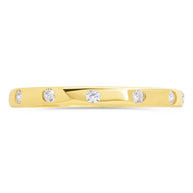 Sterling Silver Mindy CZ Studded Ring