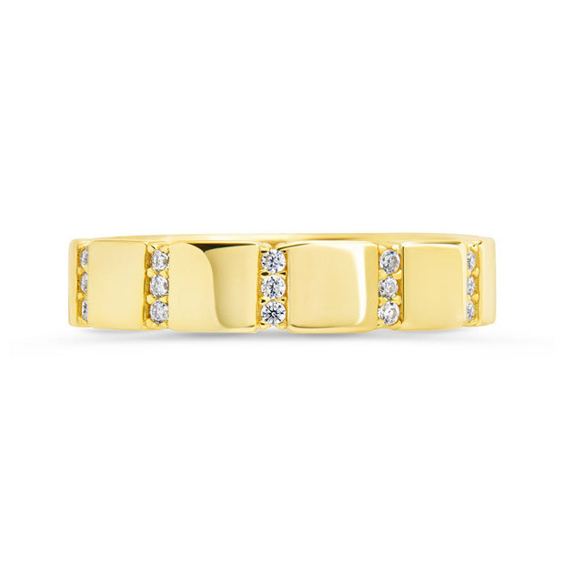 Sterling Silver Bradley CZ Ring