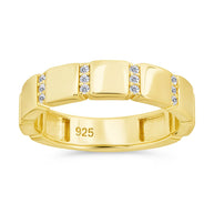 Sterling Silver Bradley CZ Ring