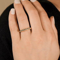 Sterling Silver Trisha CZ Bezel Ring