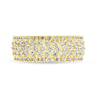 Sterling Silver Yvonne CZ Stacking Ring