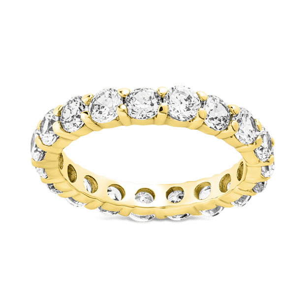 Sterling Silver Gracie CZ Eternity Ring