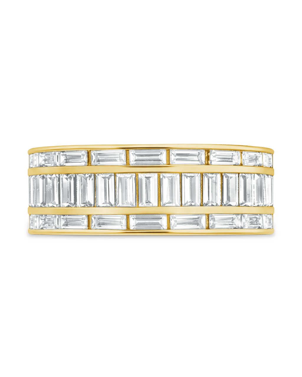 Sterling Silver Kate Baguette Eternity Ring