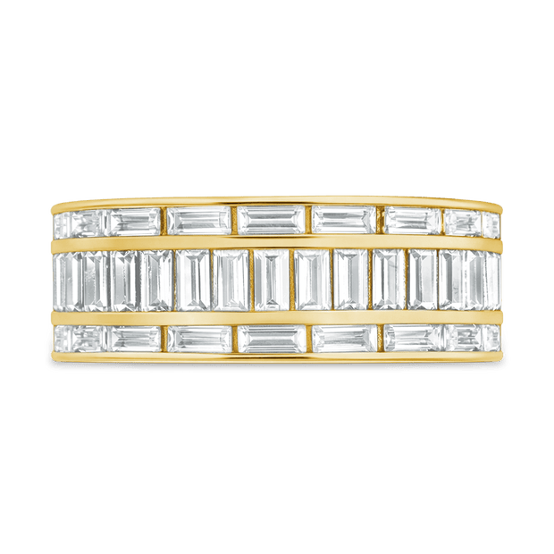 Sterling Silver Kate Baguette Eternity Ring