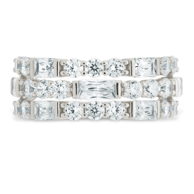 Sterling Silver Kornelia Eternity Ring