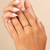 Textured Spinner Ring