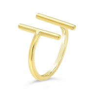 Sterling Silver Parallel Bar Ring