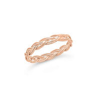 Sterling Silver Braided Twist Band