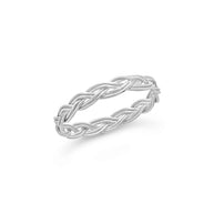 Sterling Silver Braided Twist Band