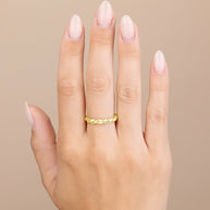 Sterling Silver Nixie Twist Band Ring