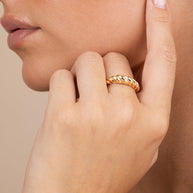 Sterling Silver Graham Twist Band Ring