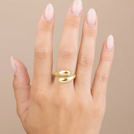 Sterling Silver Lauren Polished Open Ring