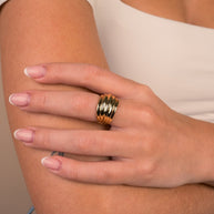 Sterling Silver Skylar Layered Statement Ring