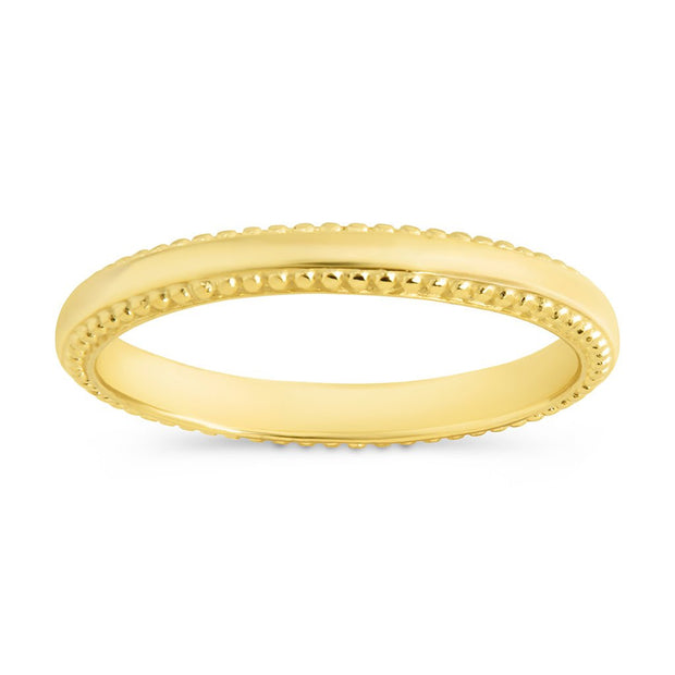 Sterling Silver Kayden Thin Textured Ring