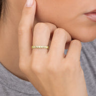 Sterling Silver Stacey Textured Band Ring