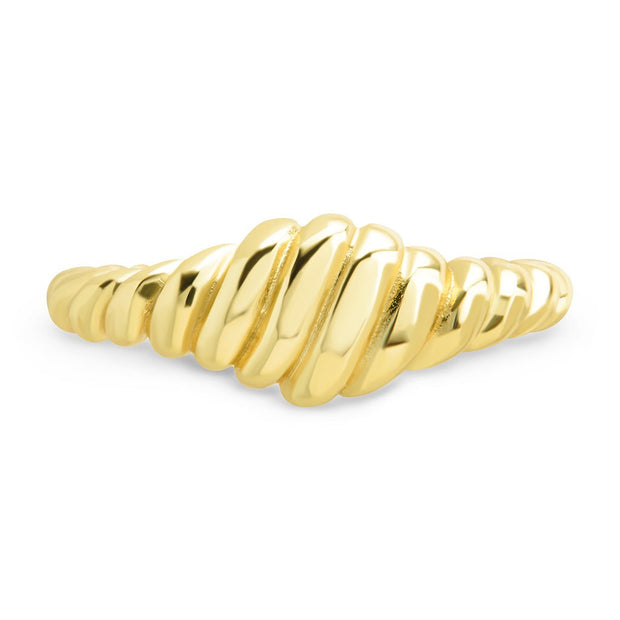 Sterling Silver Paula Ribbed Ring