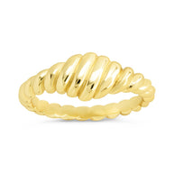Sterling Silver Paula Ribbed Ring